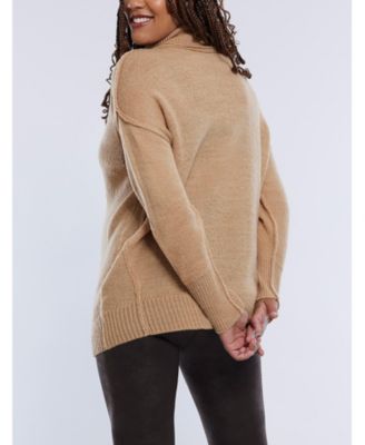 Maternity Turtleneck Long Sleeve Knit Sweater - Motherhood