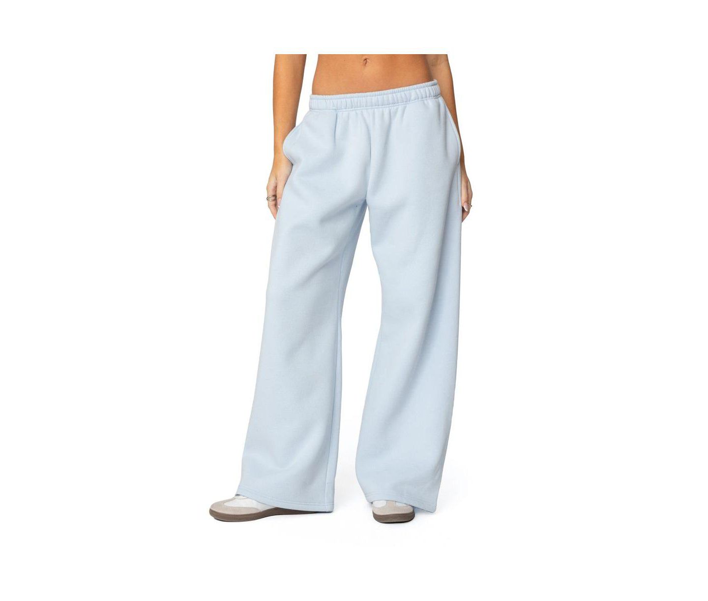 Женские брюки Edikted Bonney Bow Detail Sweatpants, цвет: Синий — фото 1