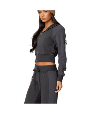 Women's Chandler Waffle Hooded Cardigan