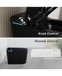 Smart Toilet with Tank Built in, Dual Auto Power Flush, Auto Open & Close, Foot Sensor Operation