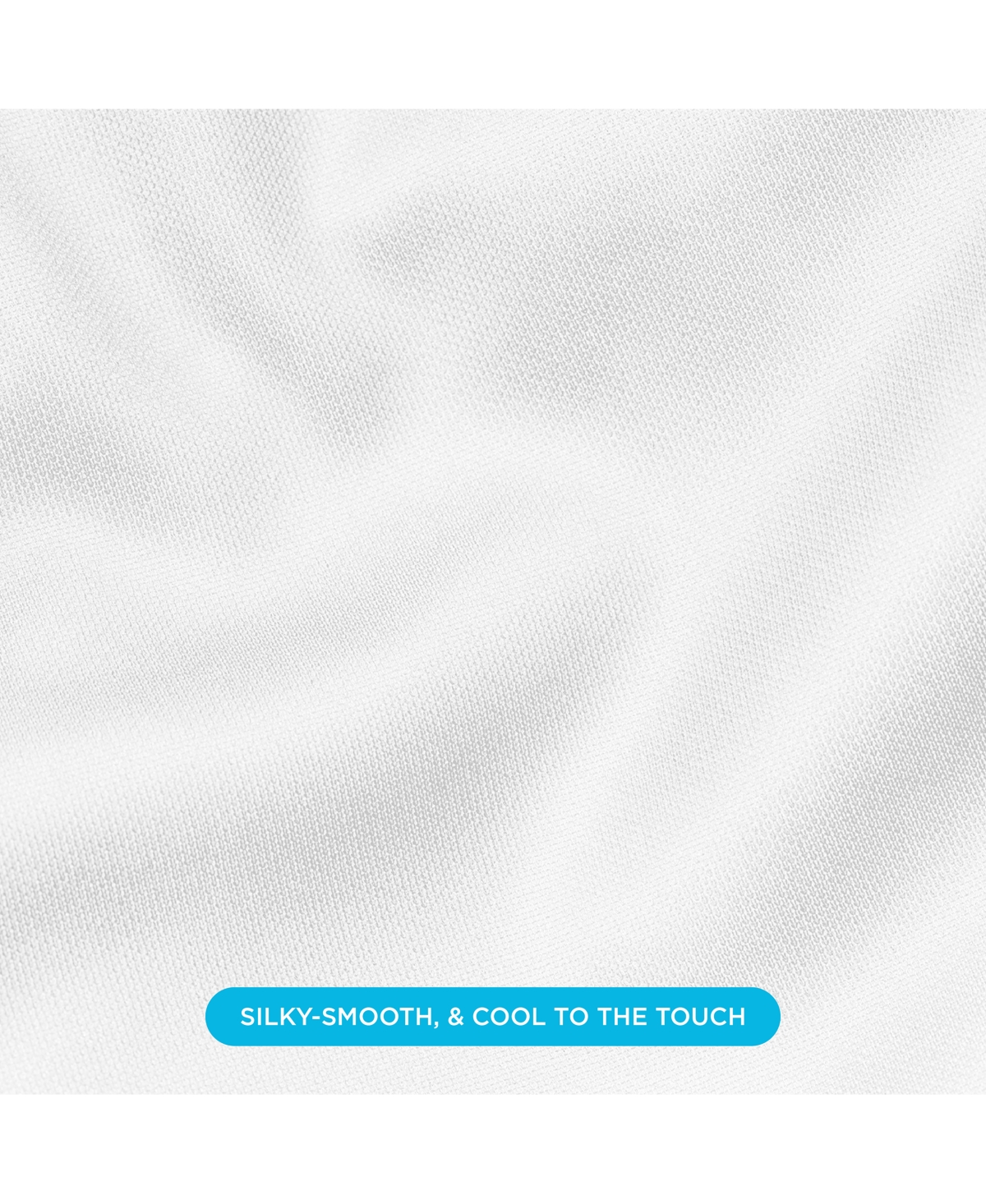 Night Chill Cooling Nylon Flat Sheet, White, King