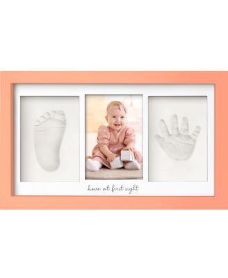 Duo Baby Hand and Footprint Kit, Baby Handprint Kit, Newborn Photo Frame, Baby Keepsake for New Mom