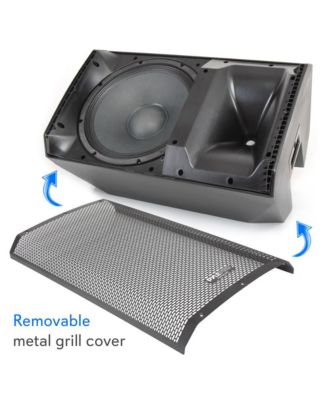 15" Bluetooth Stage & Studio PA Speaker with MP3/USB/SD Playback, 1400W, Digital LCD Display & LED Lights