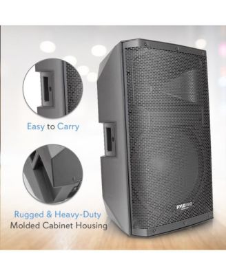 15" Bluetooth Stage & Studio PA Speaker with MP3/USB/SD Playback, 1400W, Digital LCD Display & LED Lights