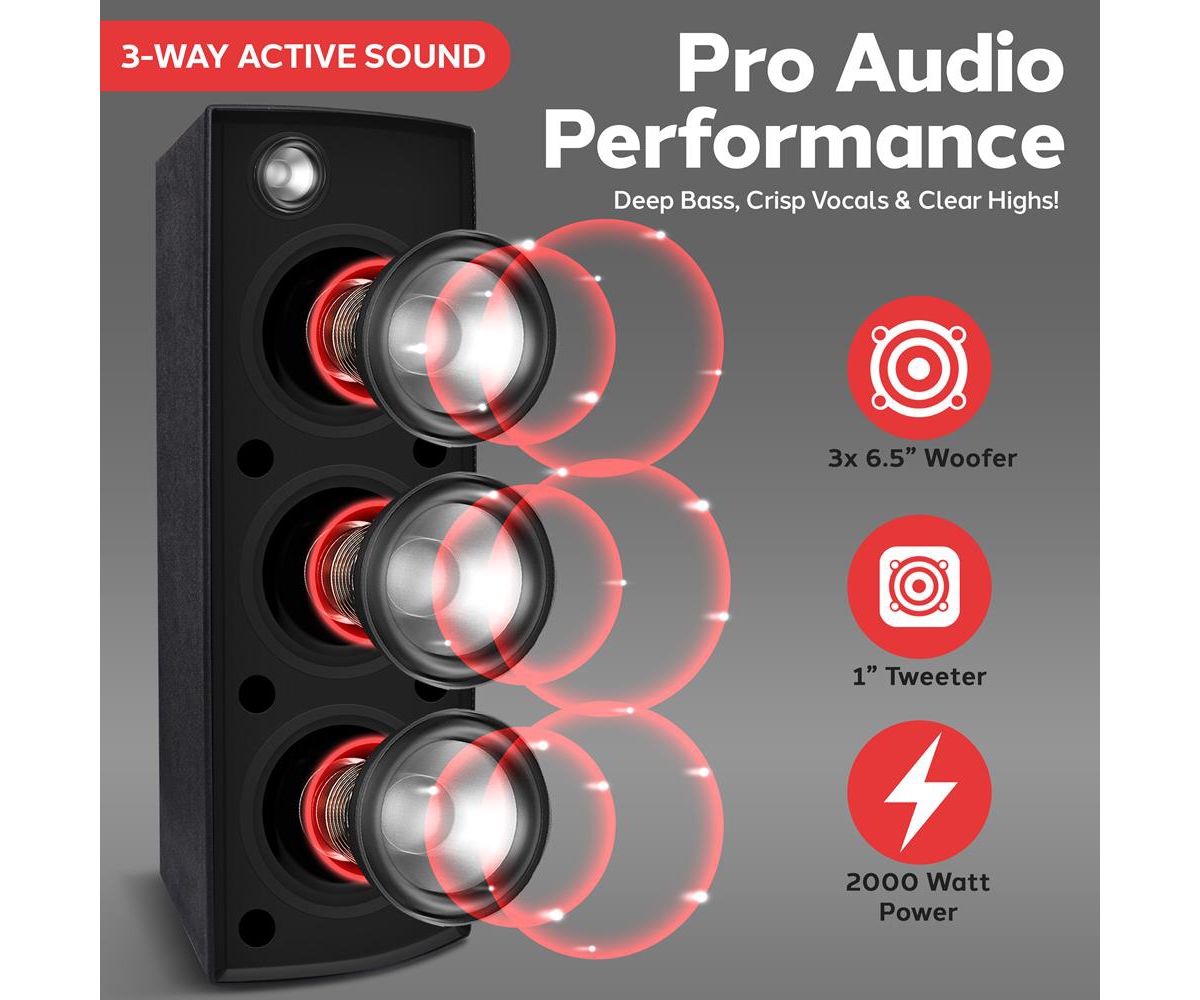 Pyle Portable Bluetooth Pa Speaker System