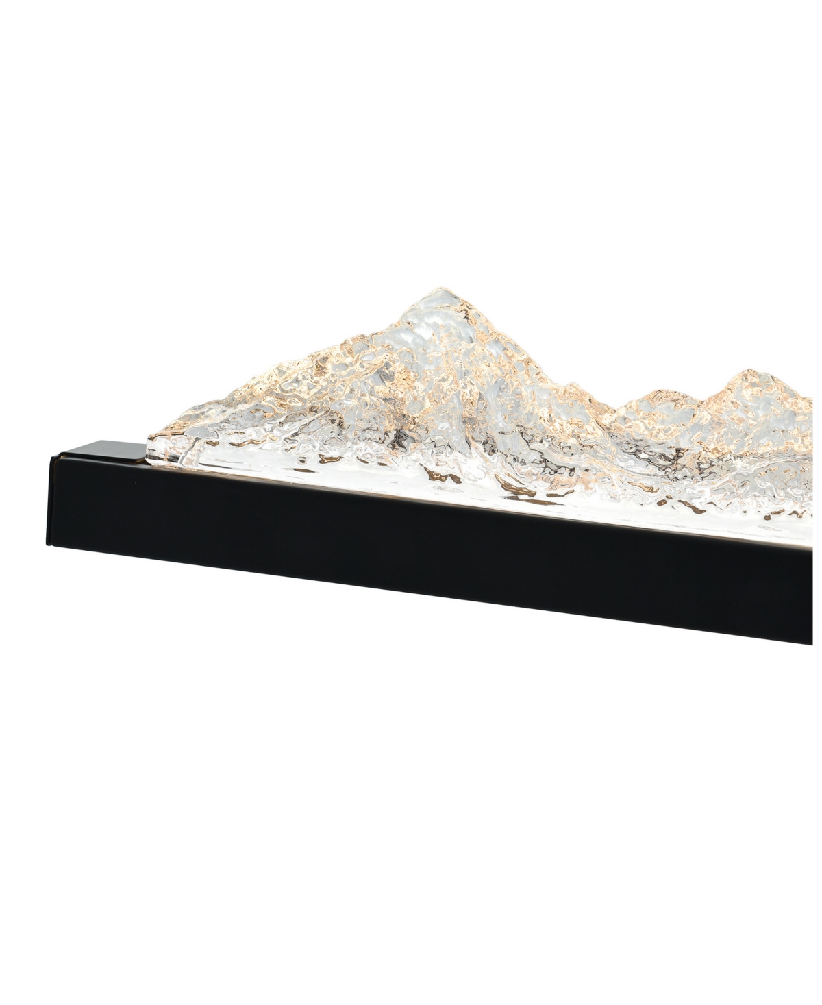 Shop Cwi Lighting 5" Metal Himalayas Integrated Led Vanity Light In Black