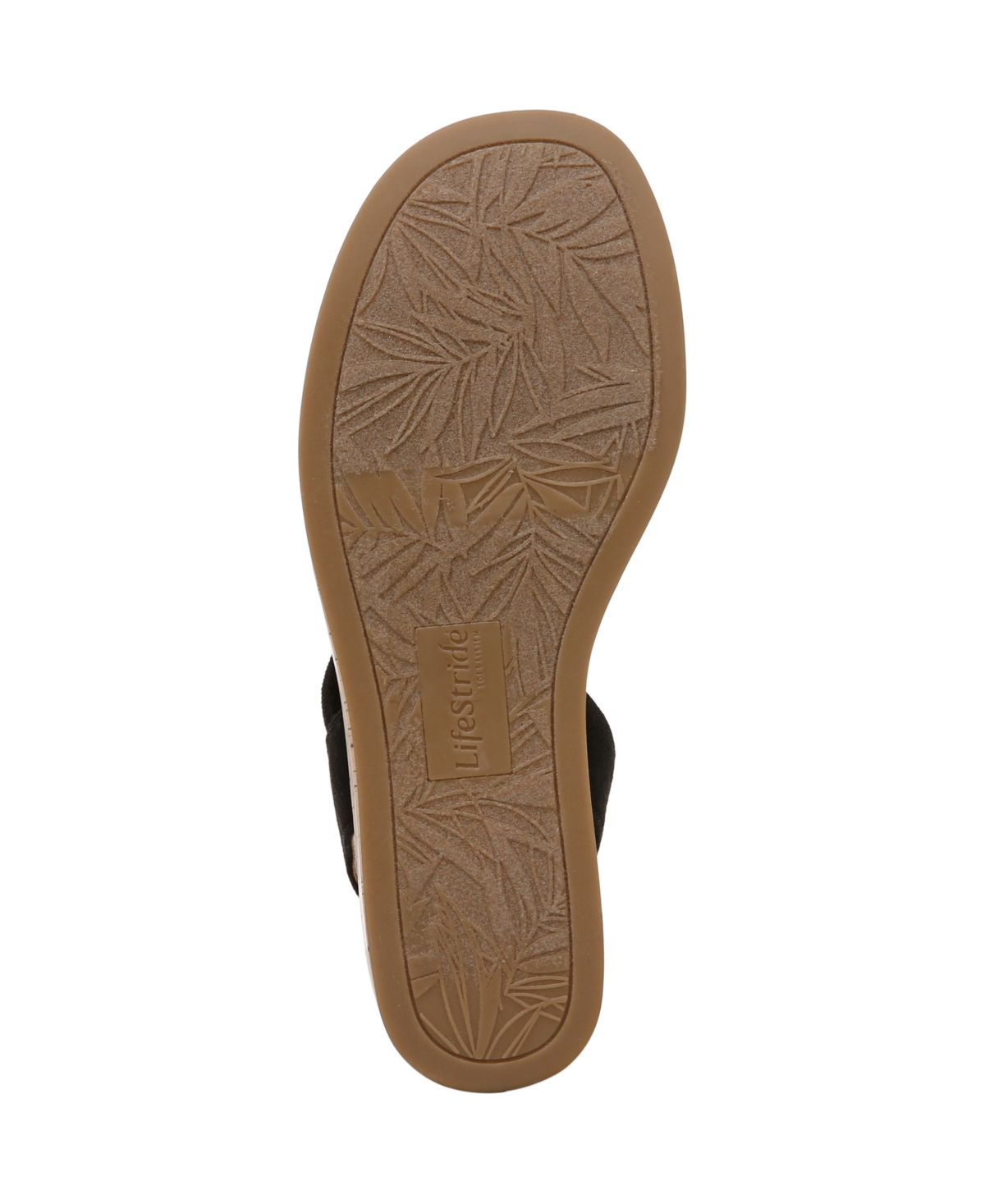 LIFESTRIDE WOMEN'S ODETTE SQUARE OPEN TOE WEDGE SANDALS 