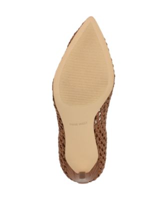 Women's Tatiana Woven Stiletto Pointy Toe Dress Pumps