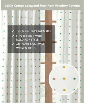 Stella Dot Metallic Embroidered Lined Window Panel, 50" x  84"