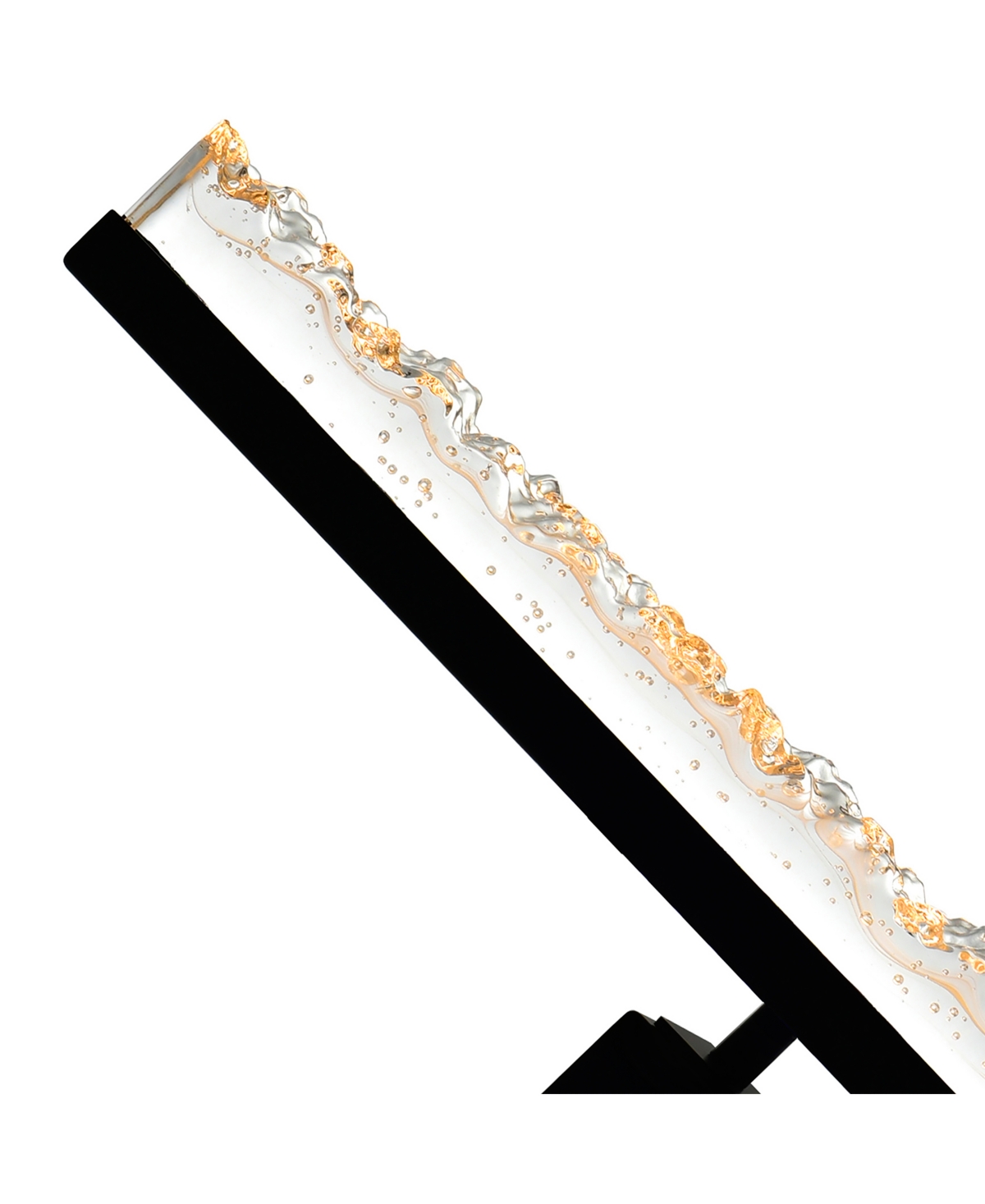 Shop Cwi Lighting 4.3" Metal Stagger Integrated Led Vanity Light In Black