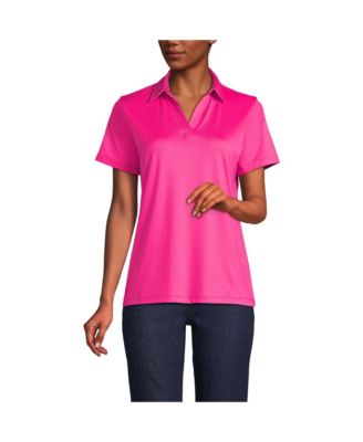 Women's Short Sleeve Rapid Dry Sport Neck Polo Shirt
