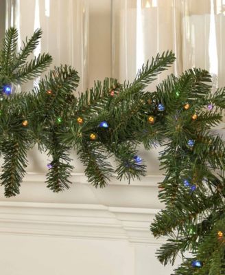6' Pre-Lit Dakota Pine Artificial Christmas Garland