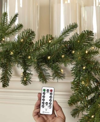 6' Pre-Lit Dakota Pine Artificial Christmas Garland