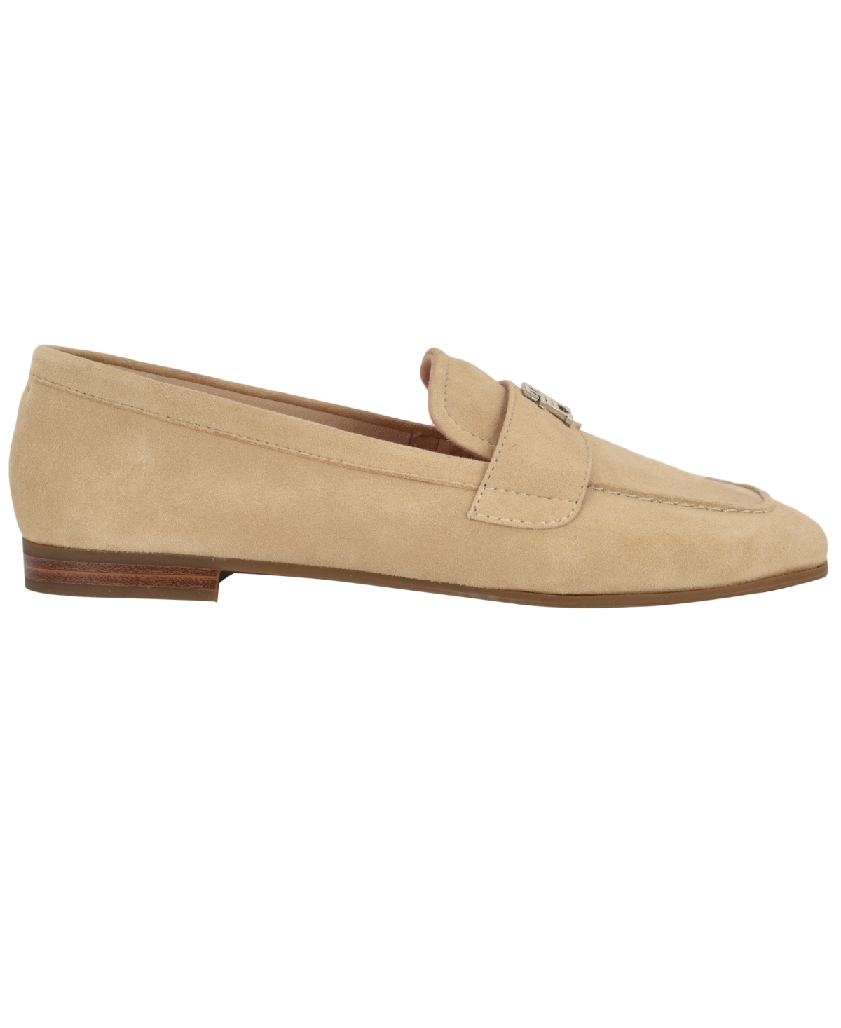 Tommy Hilfiger Razzi Loafer In Light Natural Suede