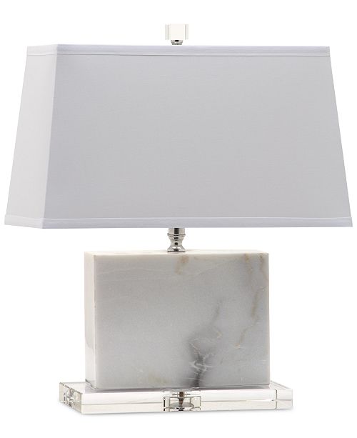 White crystal table lamp