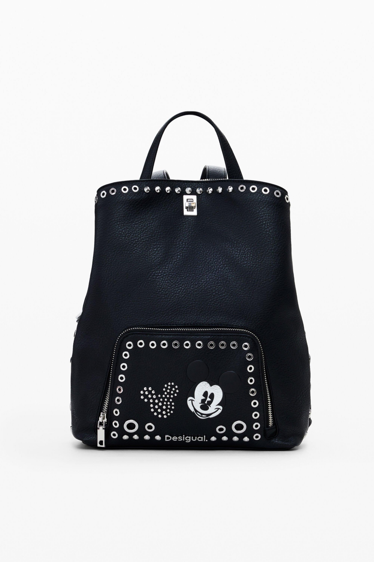 Women's Mickey Mouse studded backpack - Black
