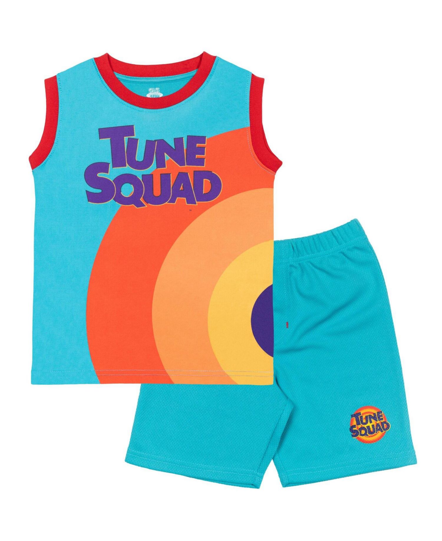 Boys Looney Tunes Athletic Tank Top Mesh Shorts