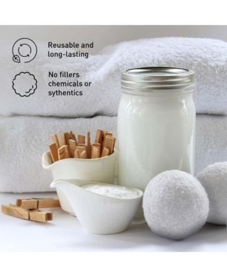 Travel Laundry Essentials Set: Garment Steamer, Mini Iron, Eco-Friendly Laundry Sheets, and Wool Dryer Balls