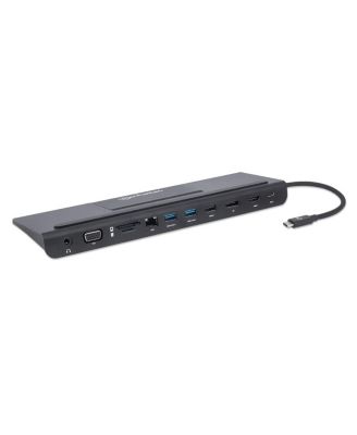 USB-C 11-in-1 Triple-Monitor Docking Station with MST, 153478
