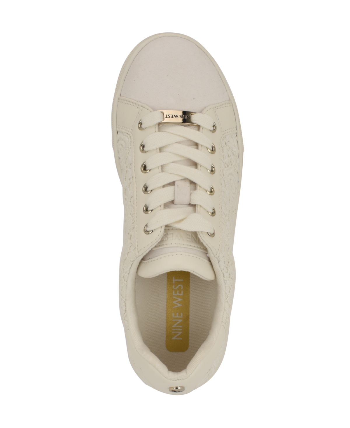 Shop Nine West Women's Gatspy Lace-up Platform Sneakers