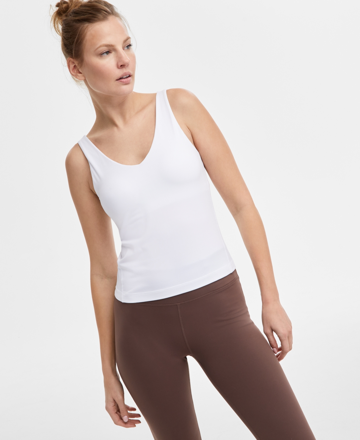 Women's Soft Sleeveless V-Neck Top, Exclusively at Macy's - Silent Breeze
