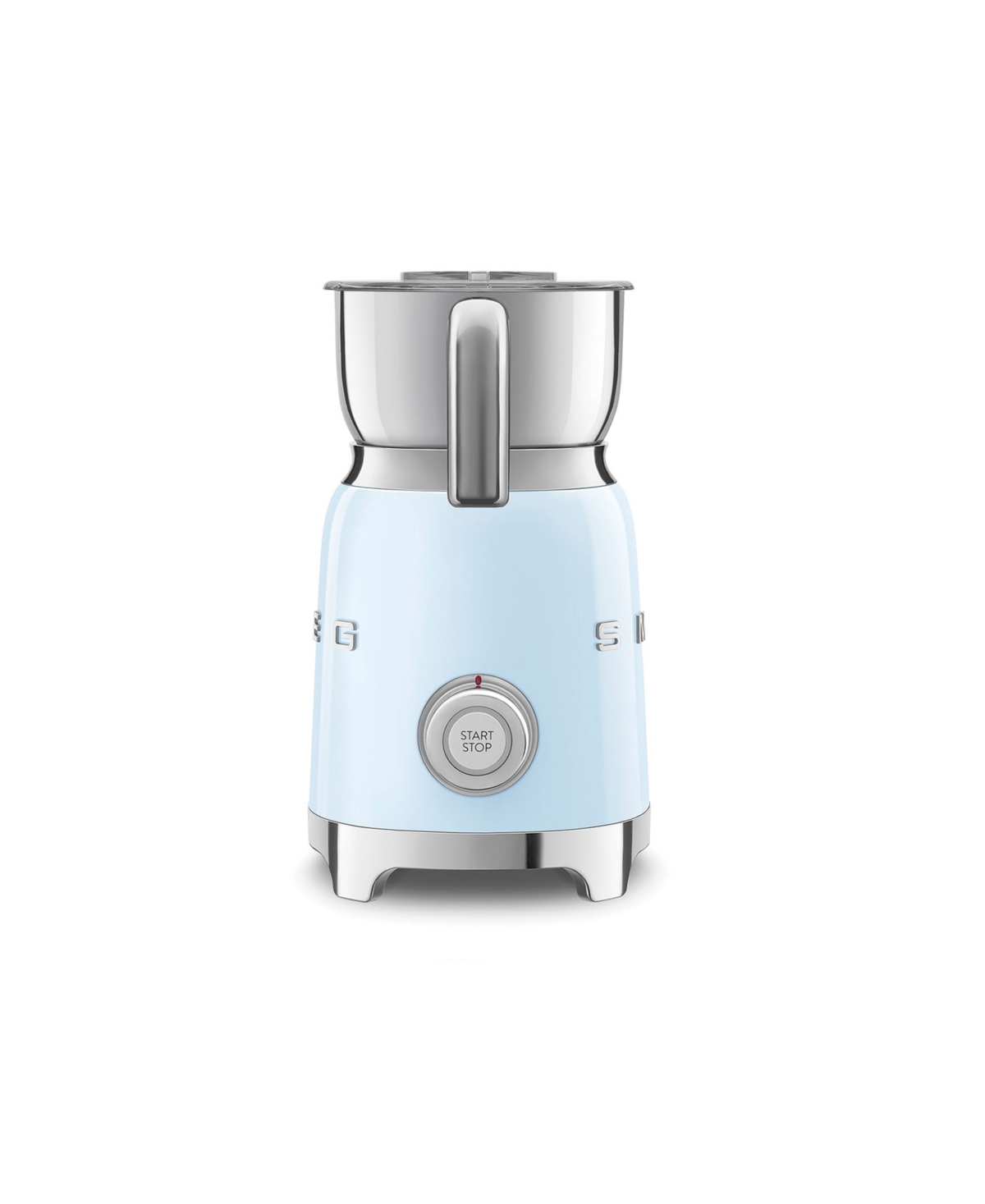 Smeg 50's Retro Style Aesthetic Milk Frother In Pastel Blue