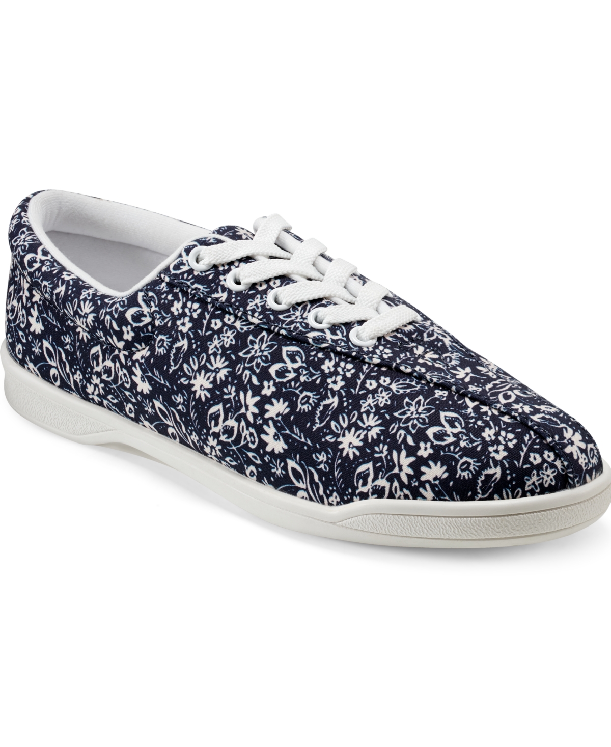 Shop Easy Spirit Women's Ap Lightweight Walking Sneakers In Navy Floral Multi