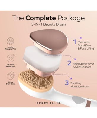 3-IN-1 MASSAGING BEAUTY BRUSH
