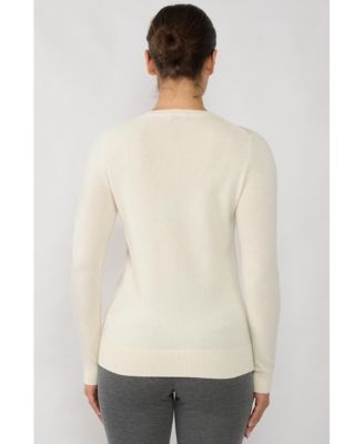 Women's 3-ply Cashmere Crew Neck Sweater