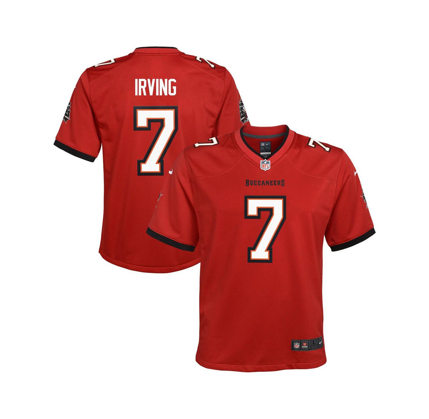 Big Boys and Girls Bucky Irving Red Tampa Bay Buccaneers Team Game Jersey