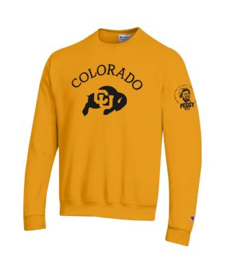 Men's Gold Colorado Buffaloes Peggy Pullover Sweatshirt