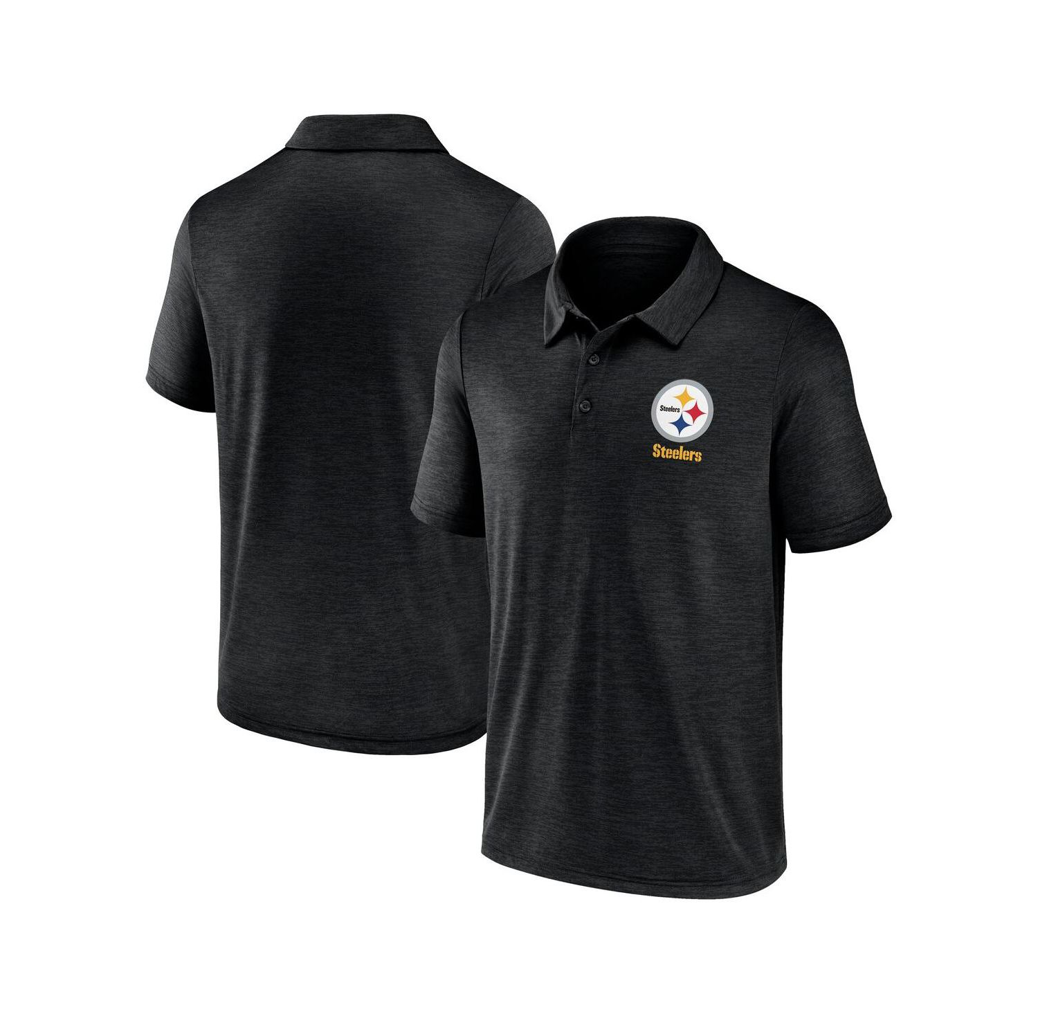 Men's Black Pittsburgh Steelers Making Waves Polo