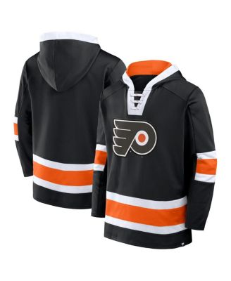Fanatics - Men's Black Philadelphia Flyers Inside Line Fleece Pullover Hoodie