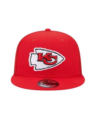 Men's Red Kansas City Chiefs Main Trucker 9FIFTY Snapback Hat