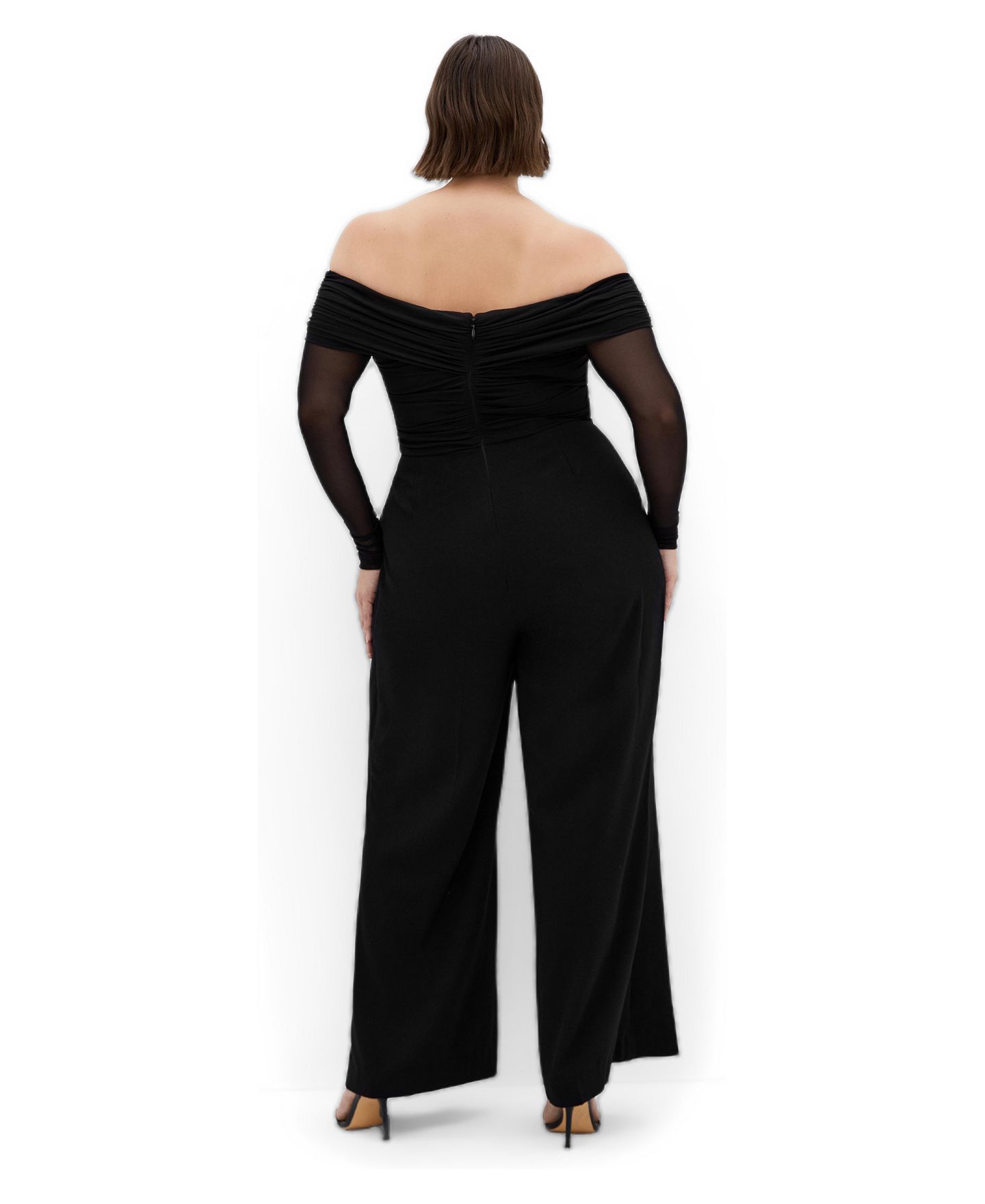 Женский комбинезон CITY CHIC Plus Size Lana Jumpsuit, цвет: Чёрный — фото 2