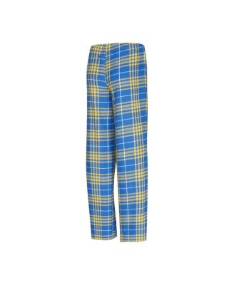 Women's Blue UCLA Bruins Vector T-Shirt Flannel Pants Sleep Set