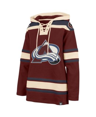 Women's Burgundy Colorado Avalanche Superior Lacer Pullover Hoodie