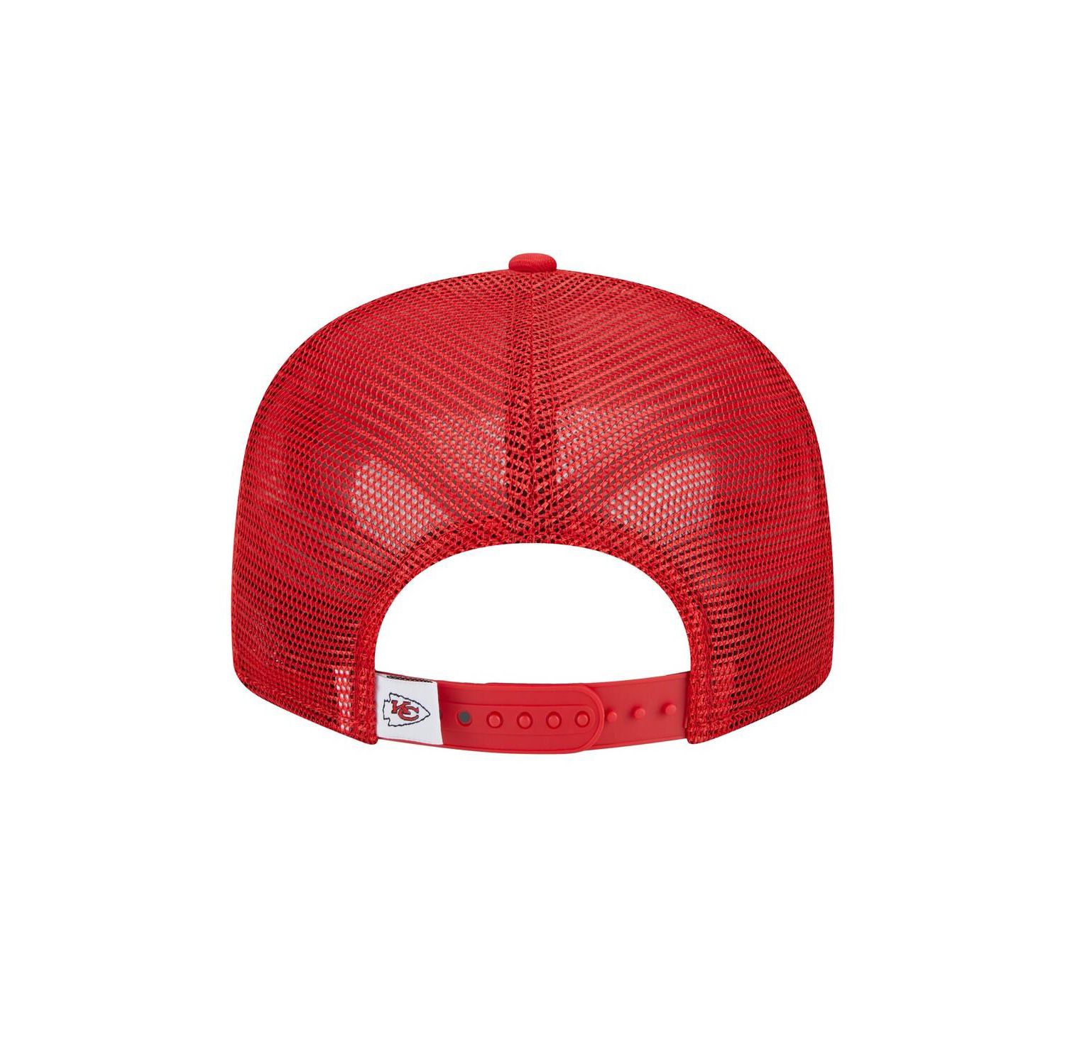 Men's Red Kansas City Chiefs Main Trucker 9FIFTY Snapback Hat