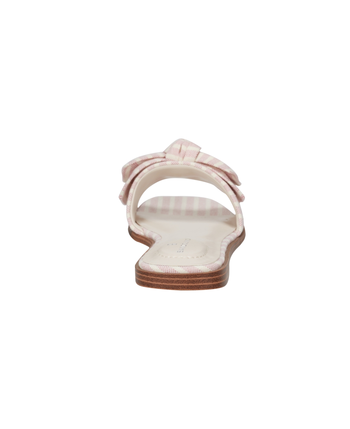 BANDOLINO WOMEN'S VIOLETA BOW FLAT SLIDE SANDALS 