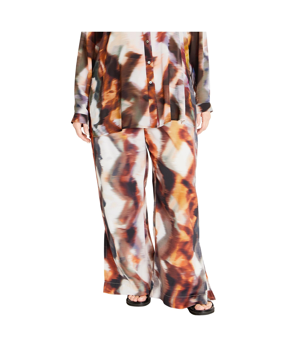 Plus Size Miranda Print Pant - Minerals
