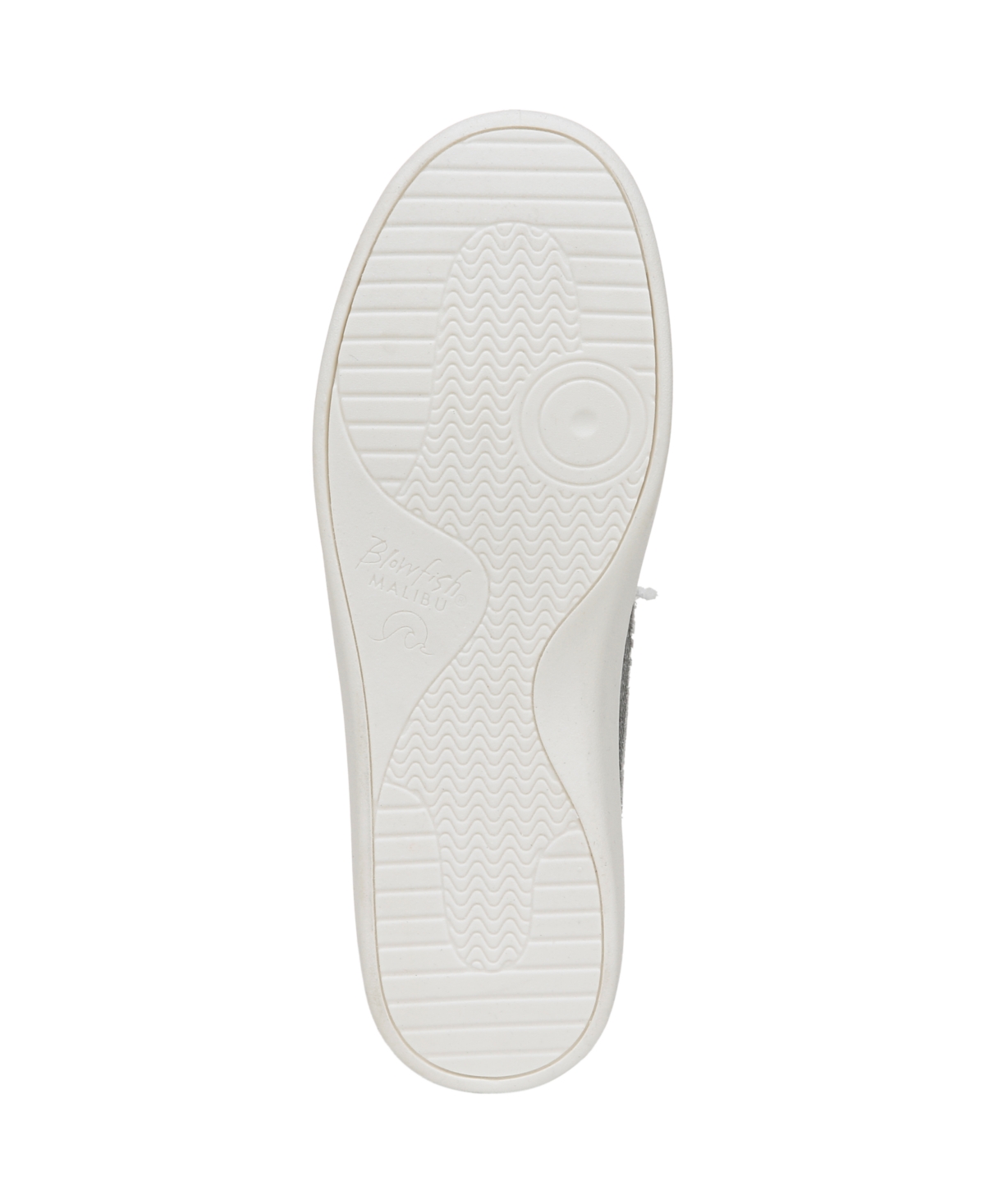 Blowfish Malibu Women's Beachside Round Toe Slip On Sneakers In Raindrop Grey Twill Fabric