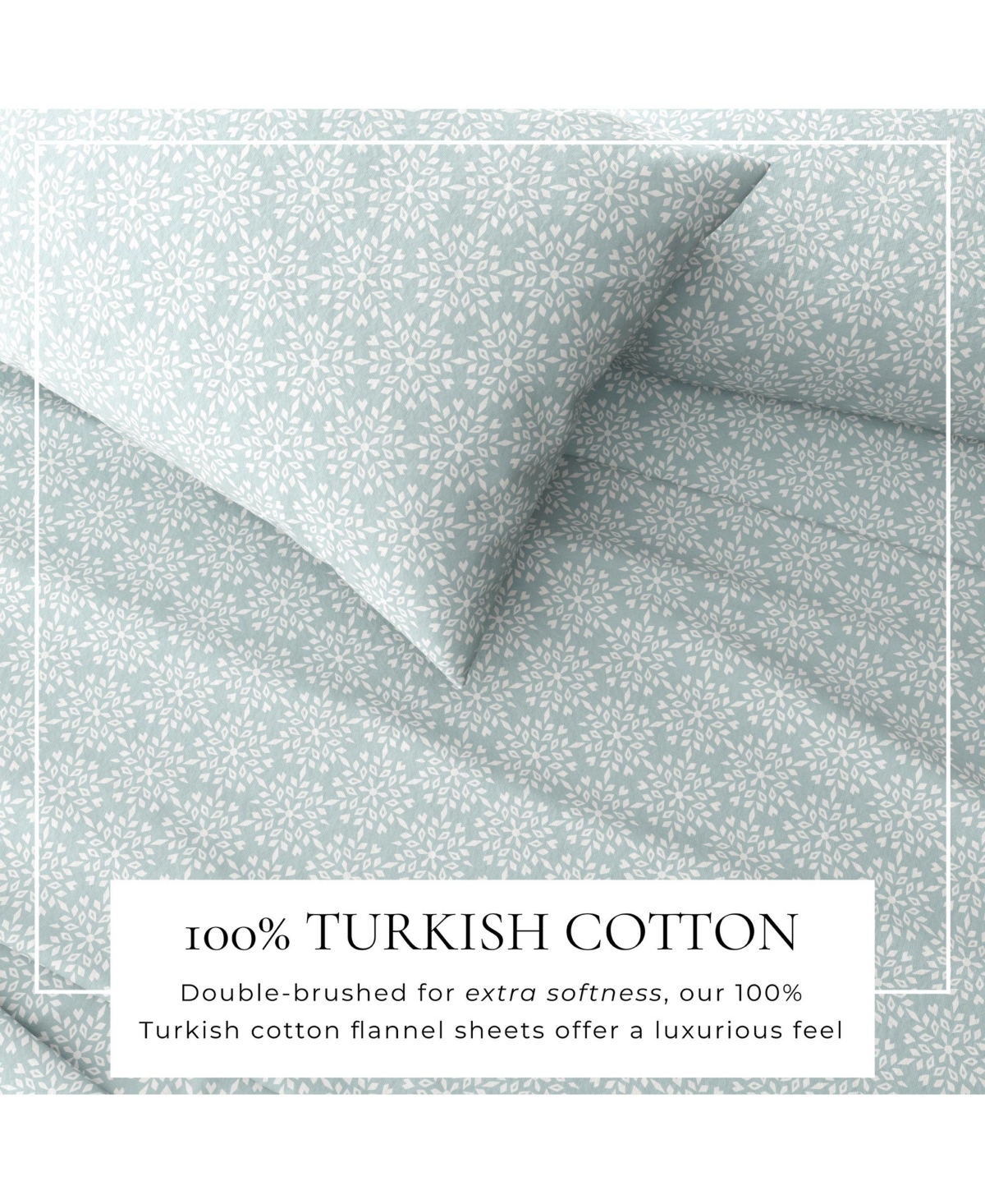 Linery & Co. 100% Turkish Cotton Winter Flannel Sheet Set