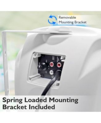 6.5” Bluetooth Wireless Waterproof Speakers - 800W Max Power, 2-Way Full Range Stereo Sound, Marine Grade, Indoor/Outdoor Use