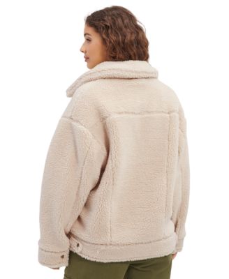 UGG Women's Frankie Sherpa Fleece Trucker Jacket