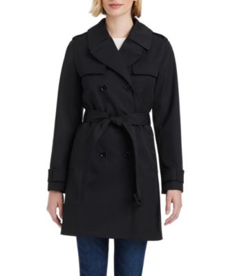 kate spade new york Women s Short Double-Breasted Trench