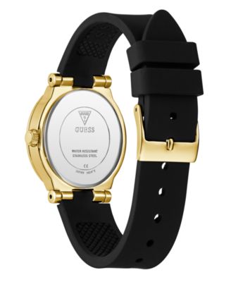 Women's Analog Black Silicone Watch, 32mm