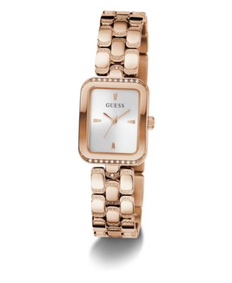 Women's Analog Rose Gold Tone Steel Watch, 22mm