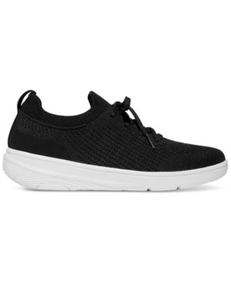 Women's Super-Q Knit Slip-On Lace-Up Sneakers