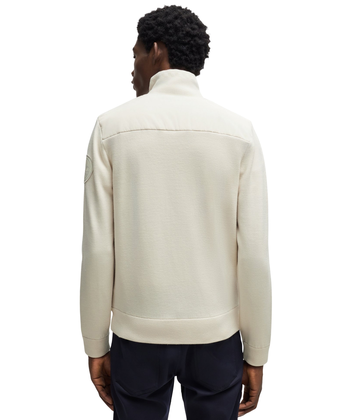 Hugo Boss X Porsche Men's Wool Jacket In Open White