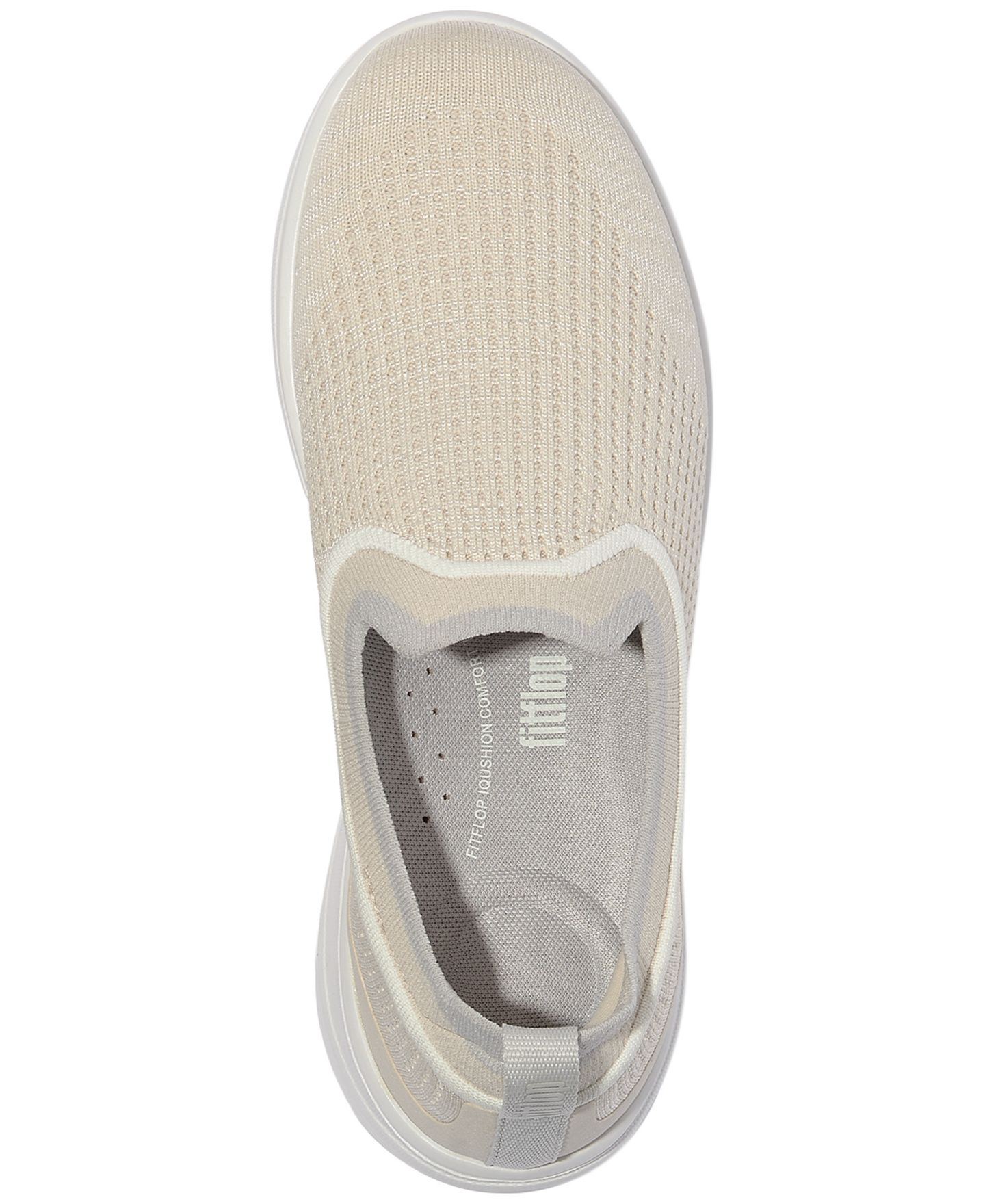 Женские кроссовки FitFlop Super-Q Knit Slip-On, цвет: Небесно-голубой — фото 7